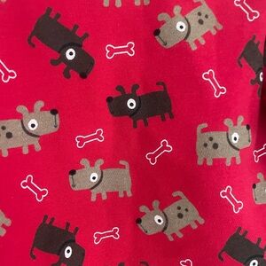 Red doggie sweat shirt for baby